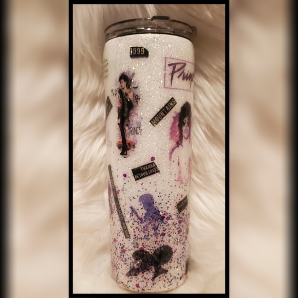 20oz Prince Themed Custom Tumbler - Picture 4 of 7